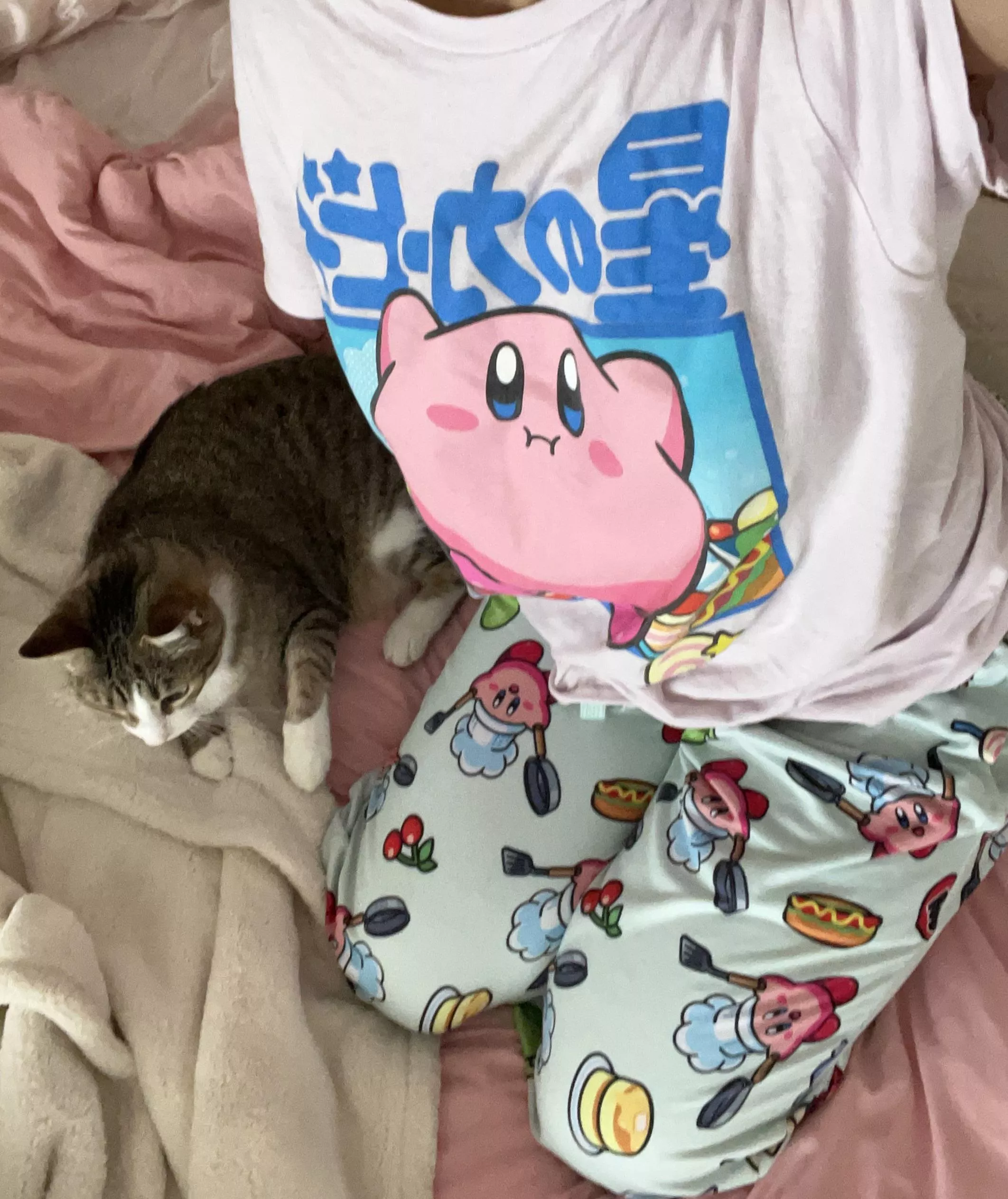 In my Kirby jammies 🤩 posted by eatingmypho