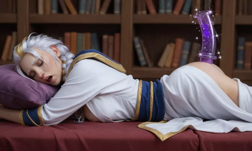 Jaina practicing conjuration and telekinesis by coldsparkle