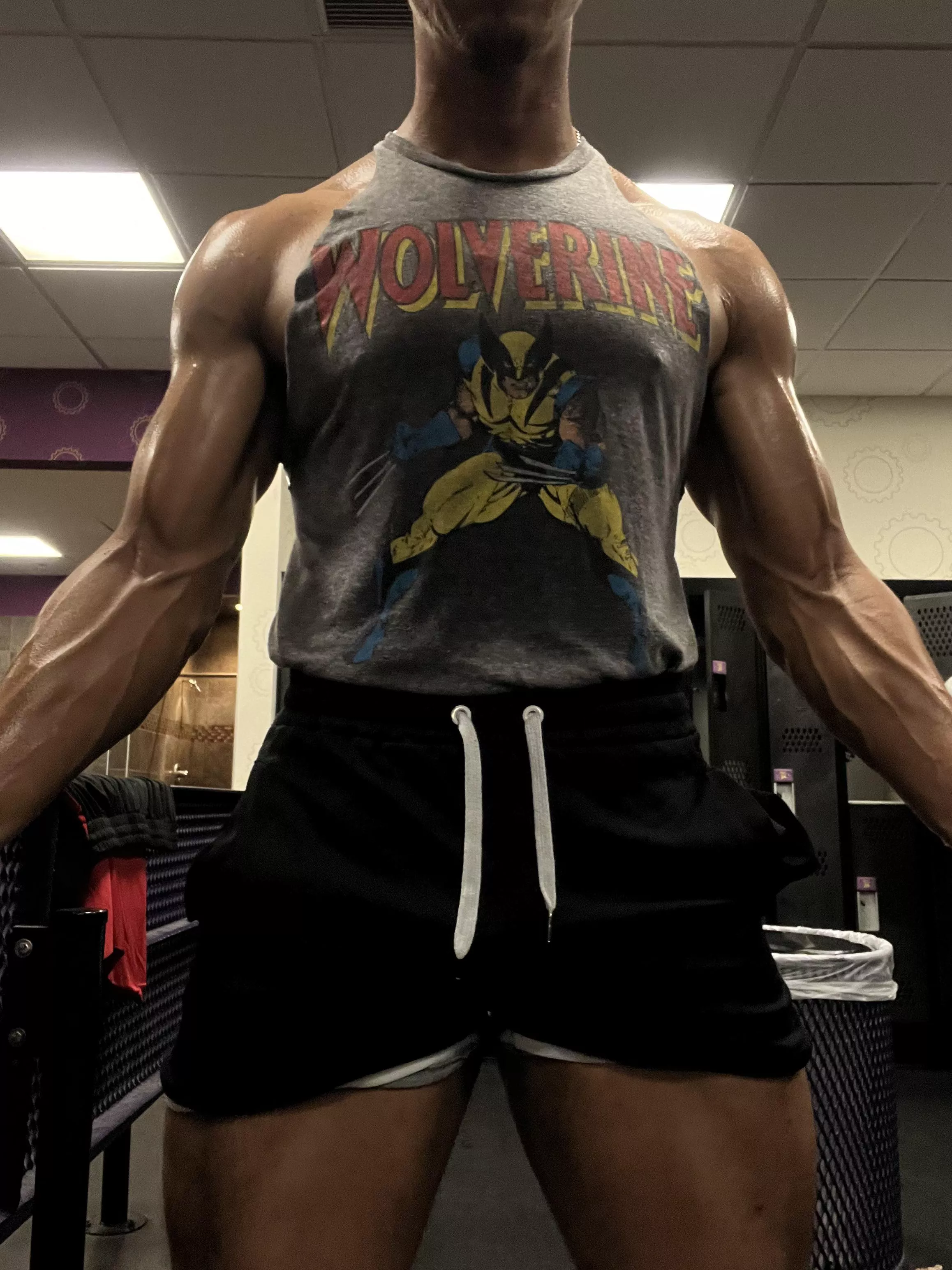 Perfect amount of sweat.  posted by KingAdonis06