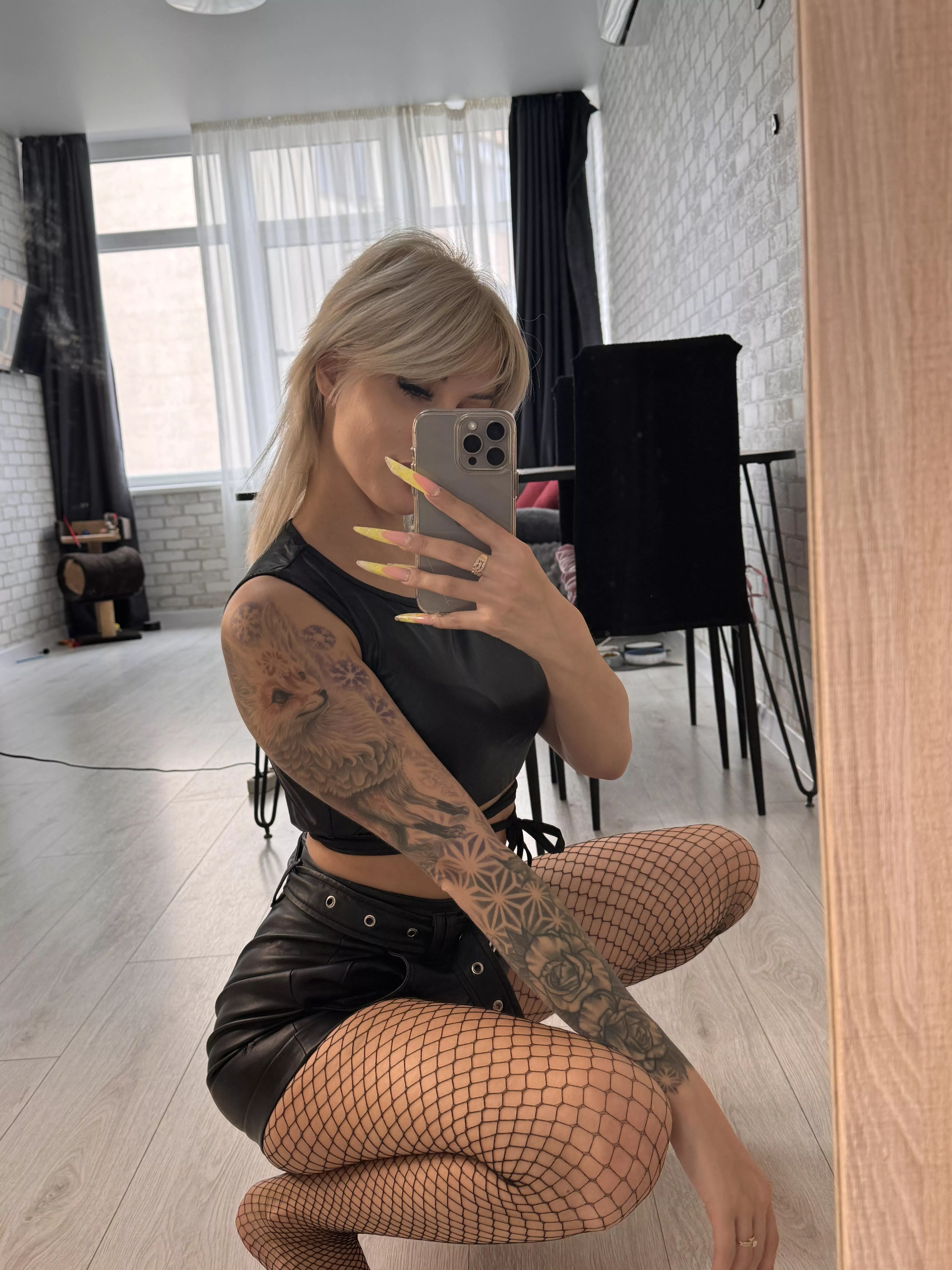 Ready to make you beg in leather posted by CelestiaSoul