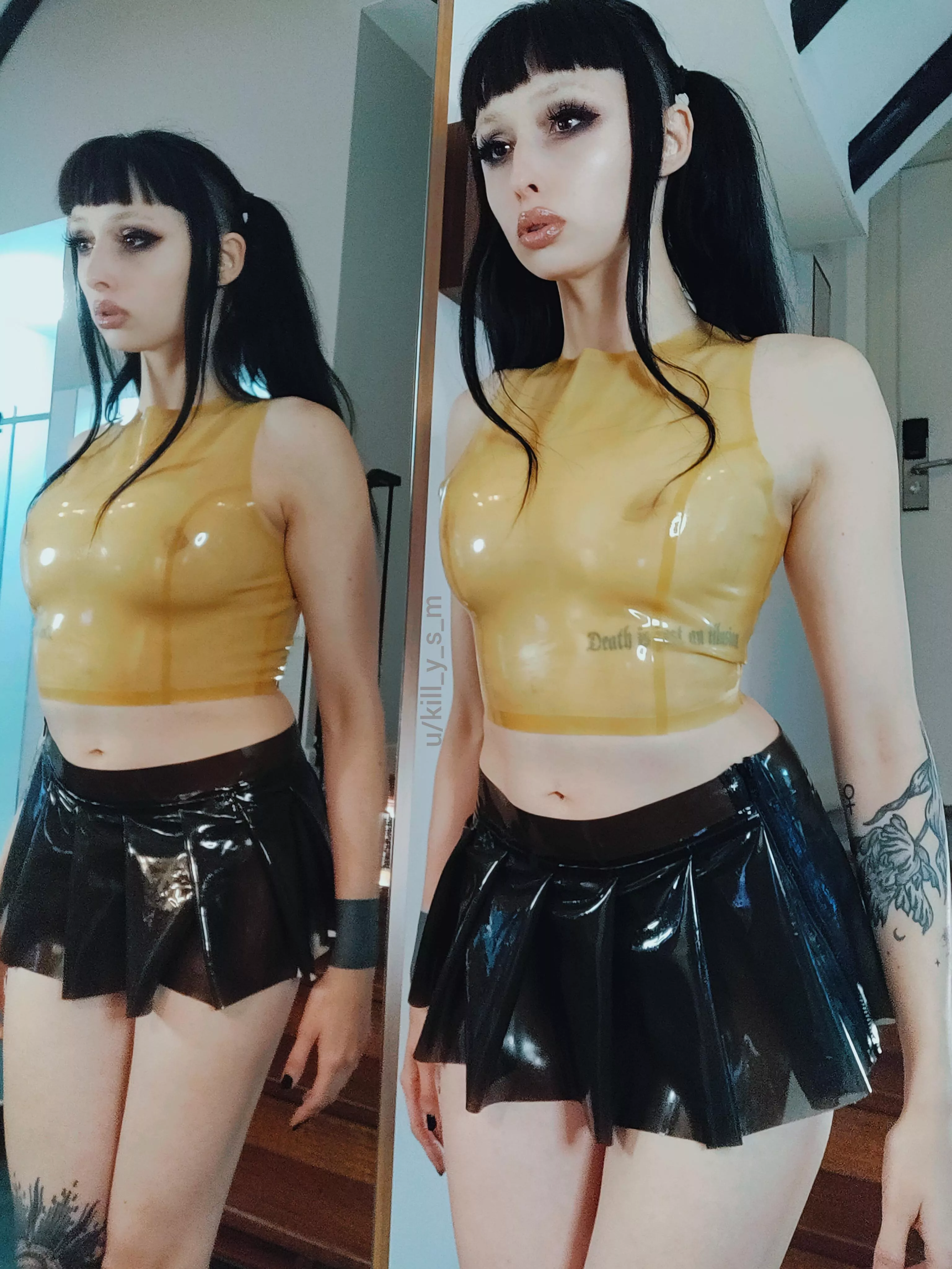 Shiny empty brained fuckdoll twins <3 posted by kill_y_s_m