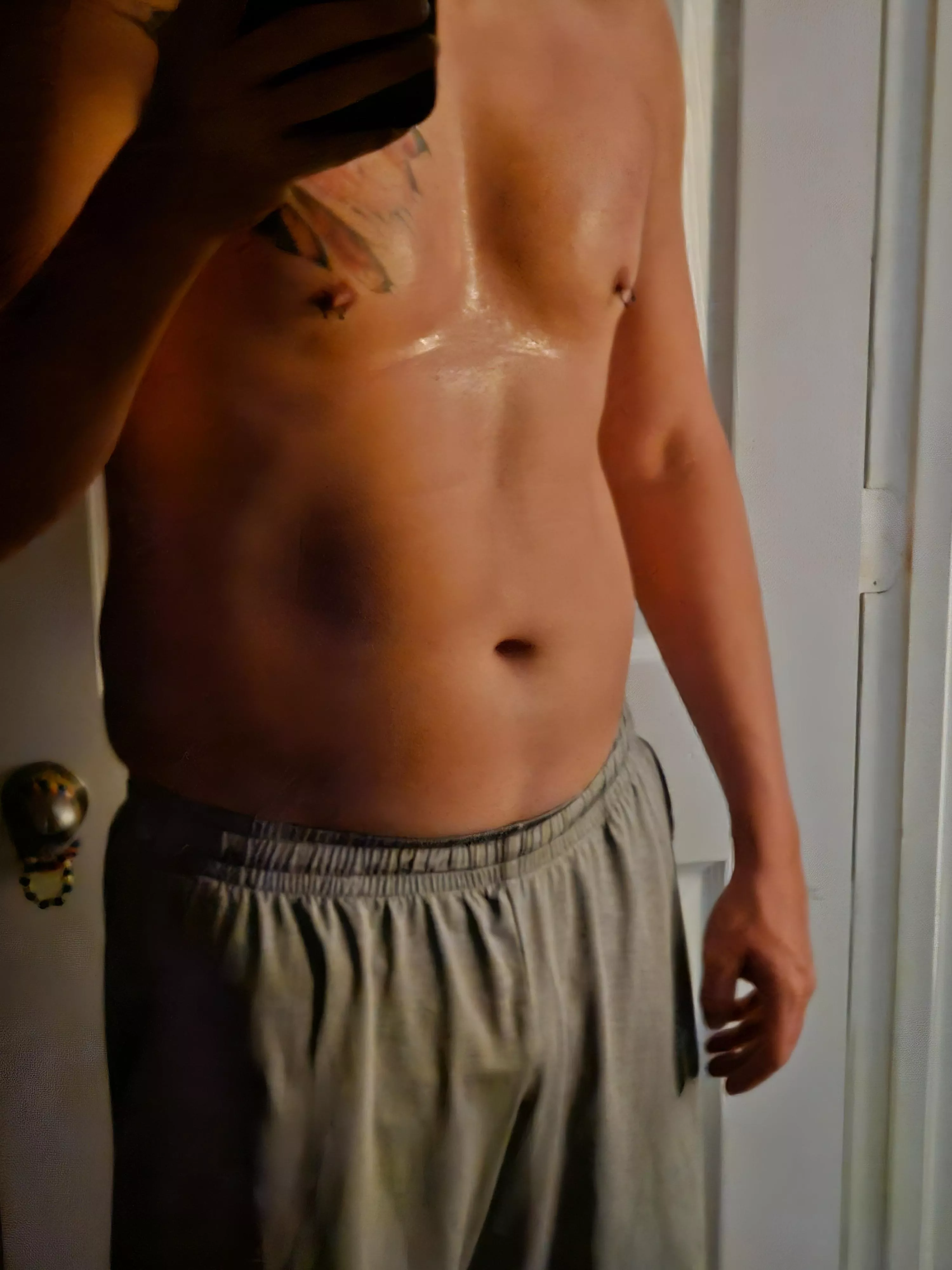 Should I shower or stay sweaty? posted by PollutionRelative295