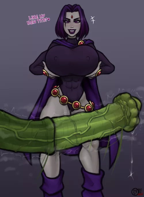 Somebody is excited by seeing goth tits (raiounsfw) by JennyOrtega