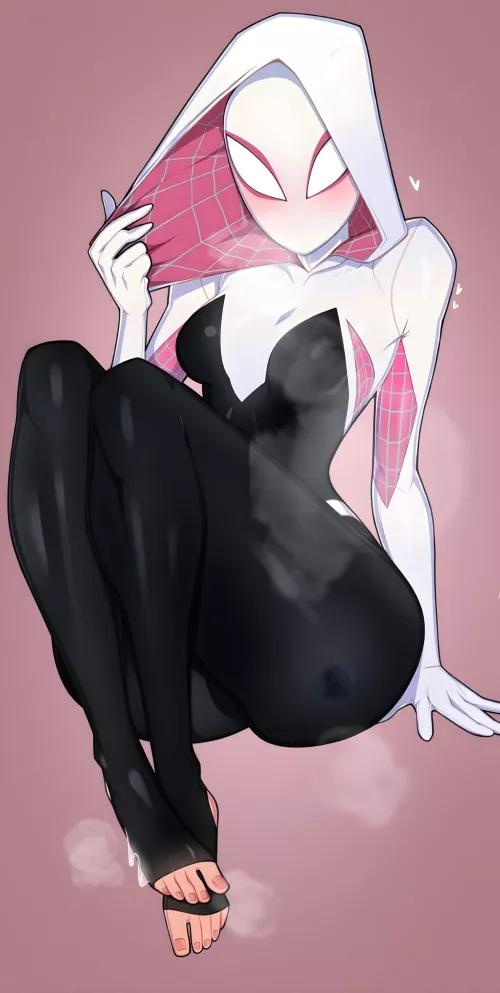 spider gwen's sexy legs (minicop2001) by stellaa98