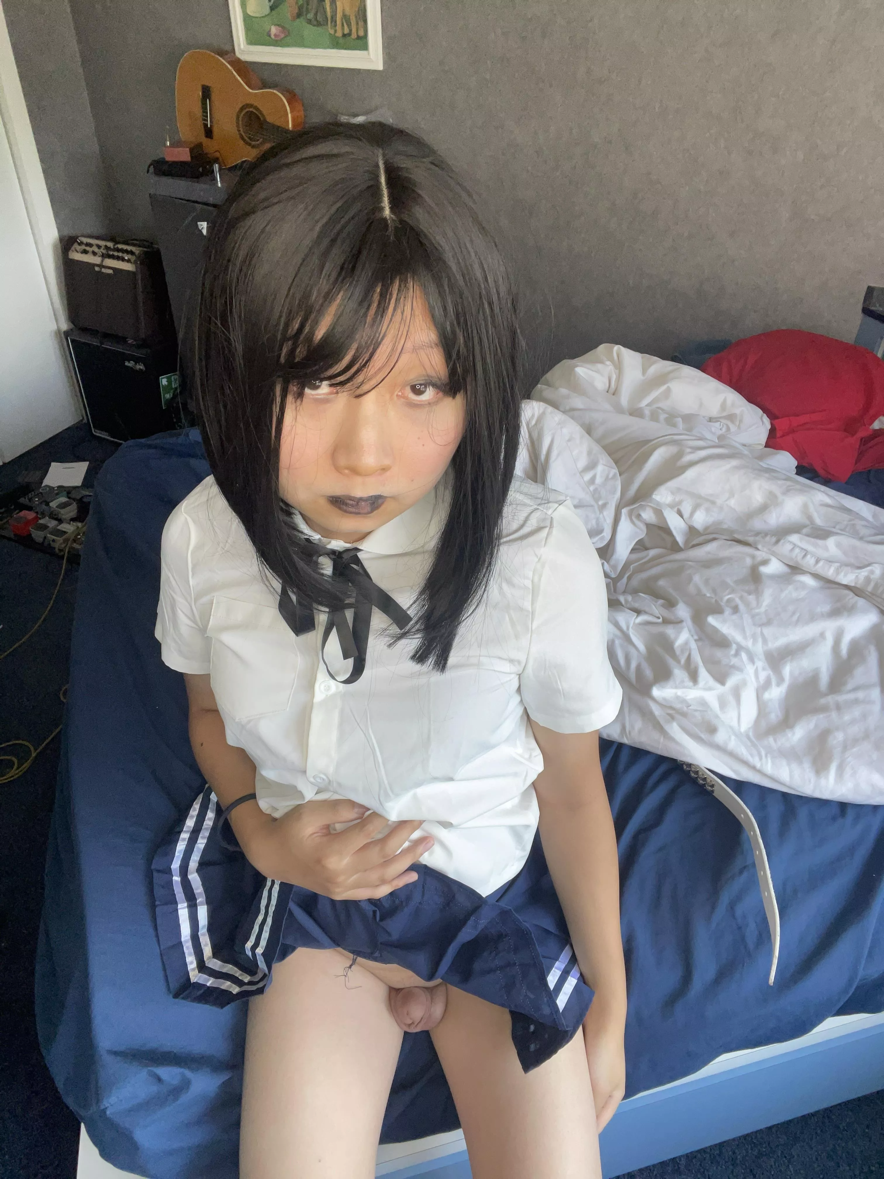 The shy Japanese girl has a secret… posted by briBaily