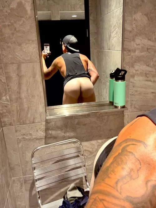 Waiting in the 3rd stall by Economy-Change44