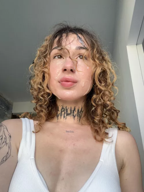 Cum on face is very hot by SweetHearrtBaby