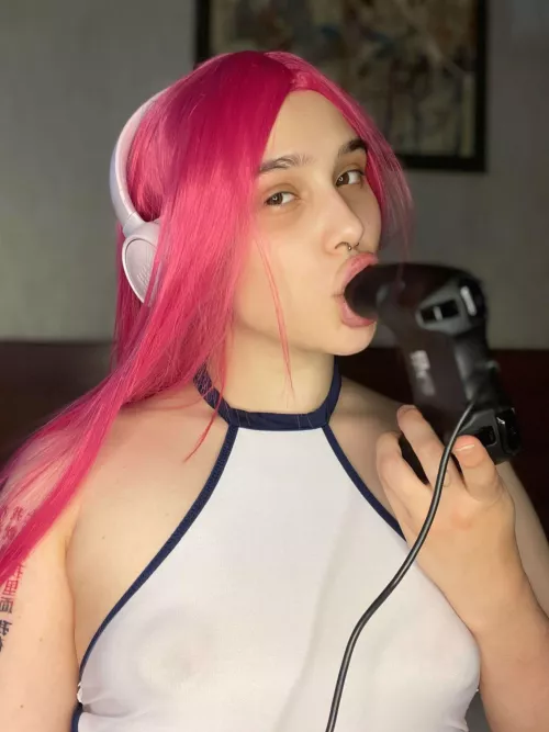 I play and suck! by camellia_flower_