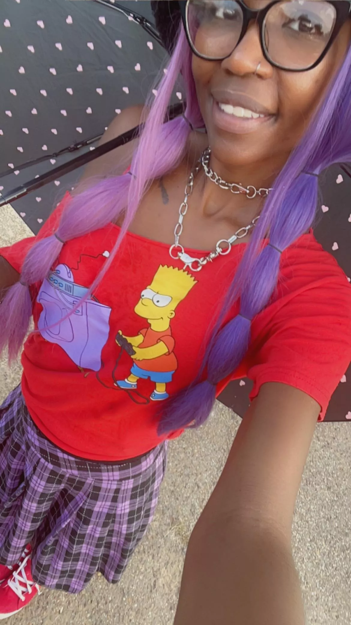 Red and purple combo makes me happy. 😍 posted by CarouselWhisper