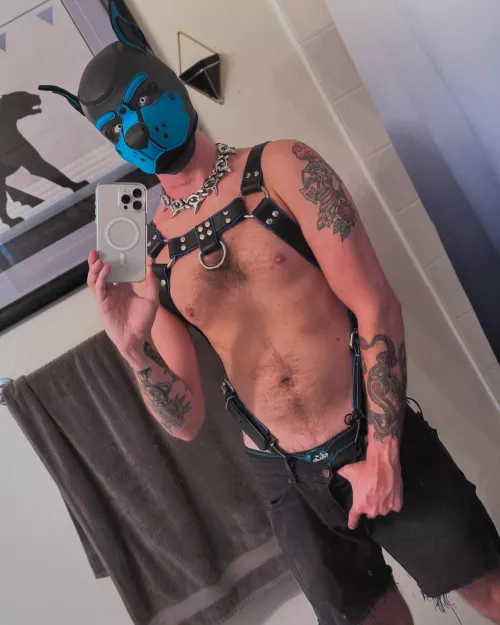 Went to my first pup event the other night, it was so much fun! by LuciferrVI