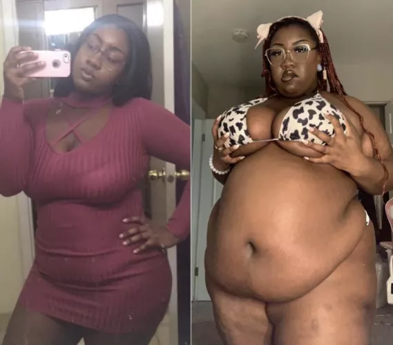 100lbs fatter and sexier at the same time… Don’t you agree? by PhatAssPhoebe