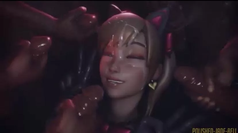 D.va covered in cum like the slut she is posted by Positive_Discount_68