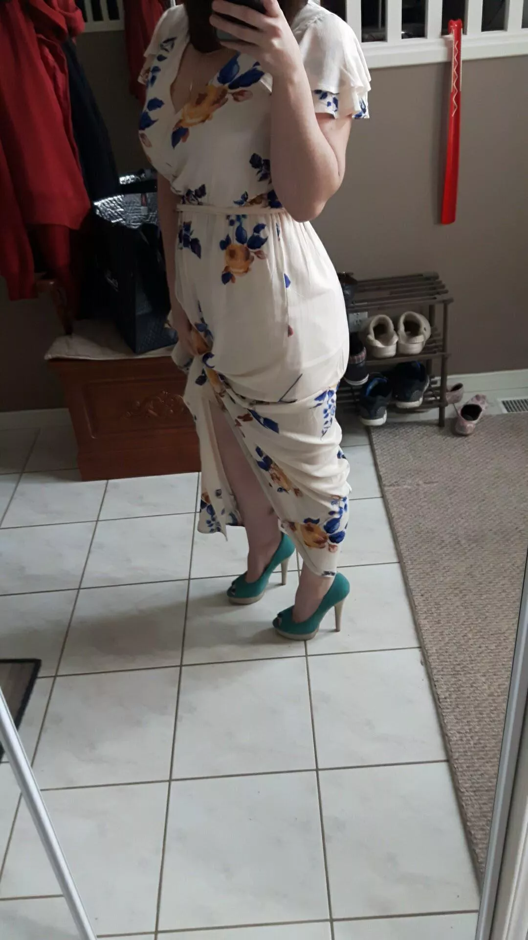 How's hubby going to react when I tell him I'm not wearing panties underneath? Think he'll make it home to you on time? posted by jessthechest93