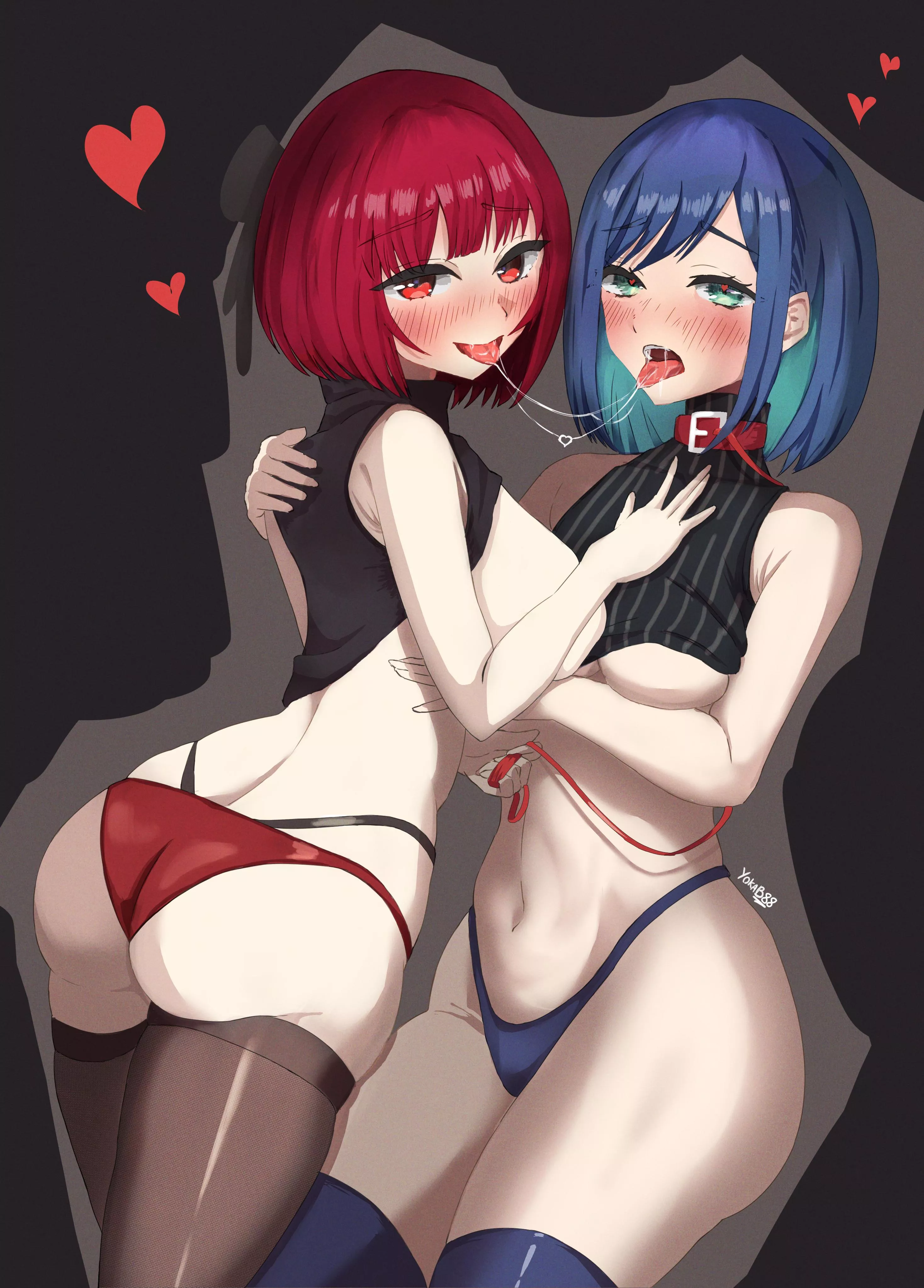 [Oshi no ko] Kana & Akane by Yokab88 posted by Subject-Ad190