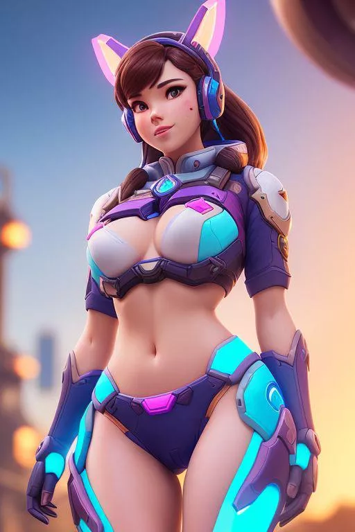 What D.Va's OW2 Design should've been posted by Pista_Pasta