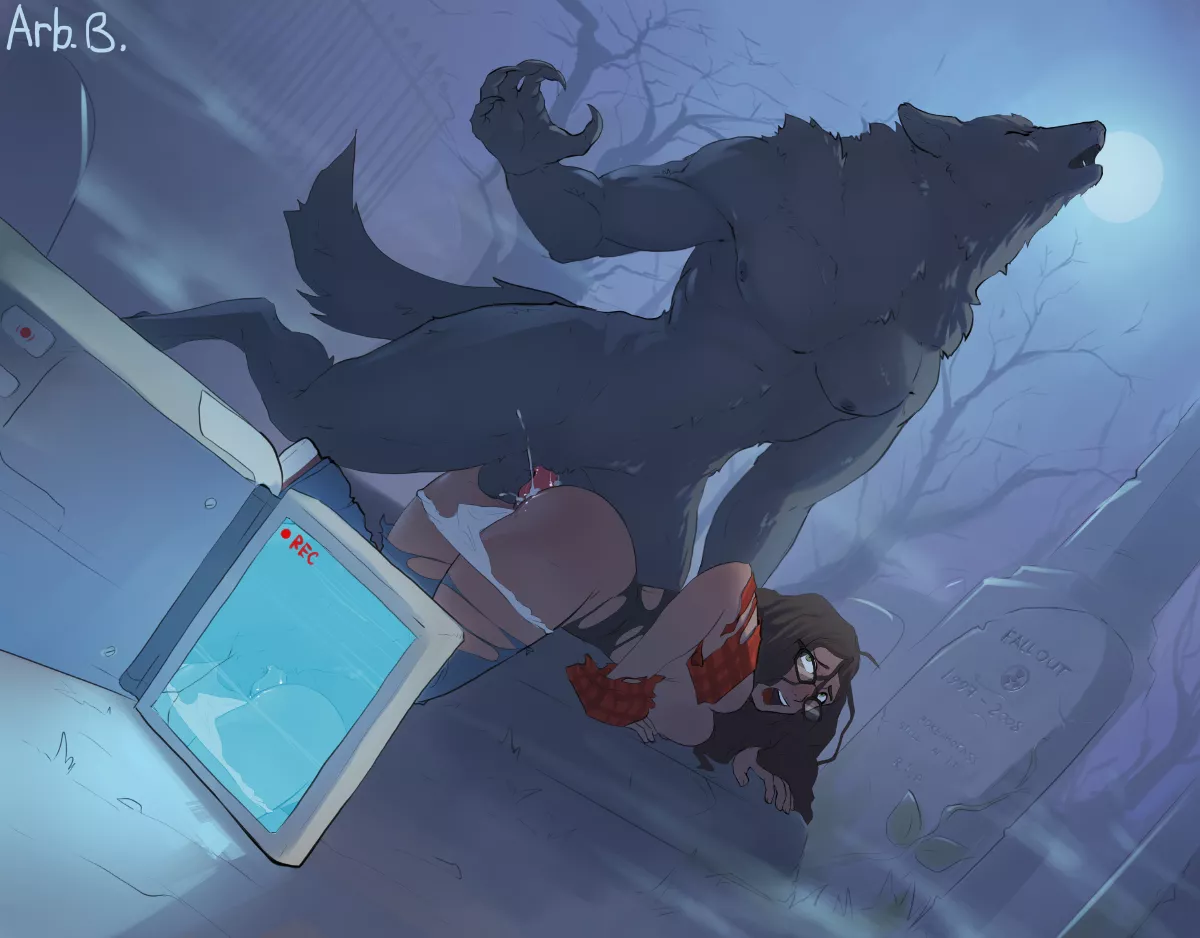 When Iwas looking out for the rumored beast, I hoped I could maybe catch a glimpse of it on camera. But I... I don't know if i should show this to my fellow cryptozoologists... (ArbuzBudesh) posted by Da_NSFW