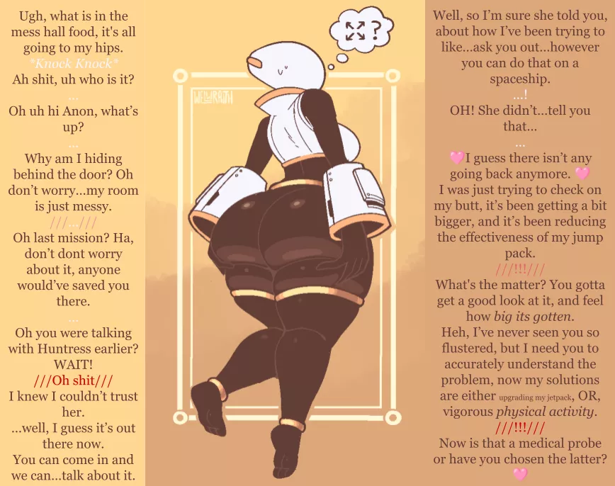 Artificer Makes the Most of an Accidental Confession [Risk of Rain 2] [Dumb Flirting] [Ass Focus] [Artificer] [Pre-sex] {Art by Welwraith} posted by TheTumorLizard