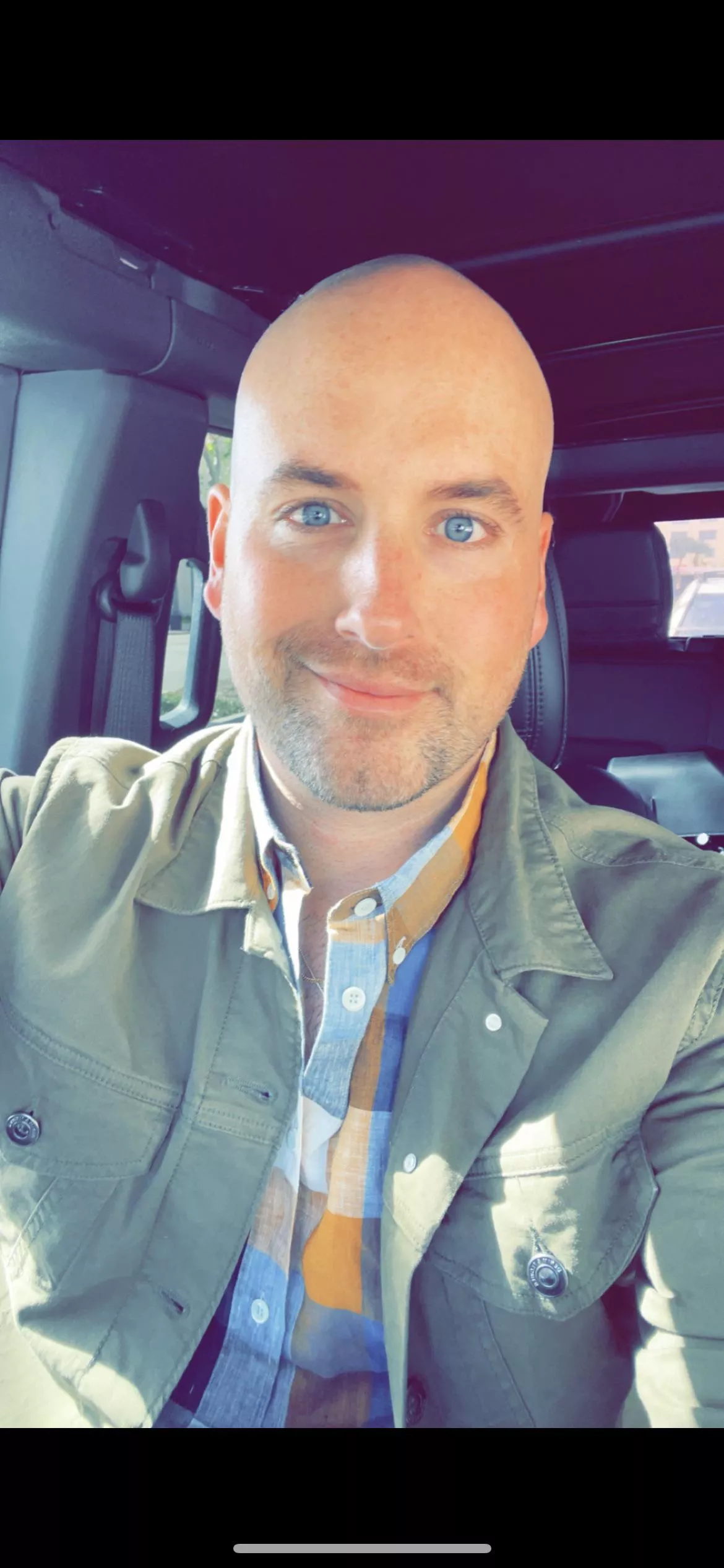 Embracing the bald and letting the confidence shine-less hair, more swagger- posted by Bulky-Brick529