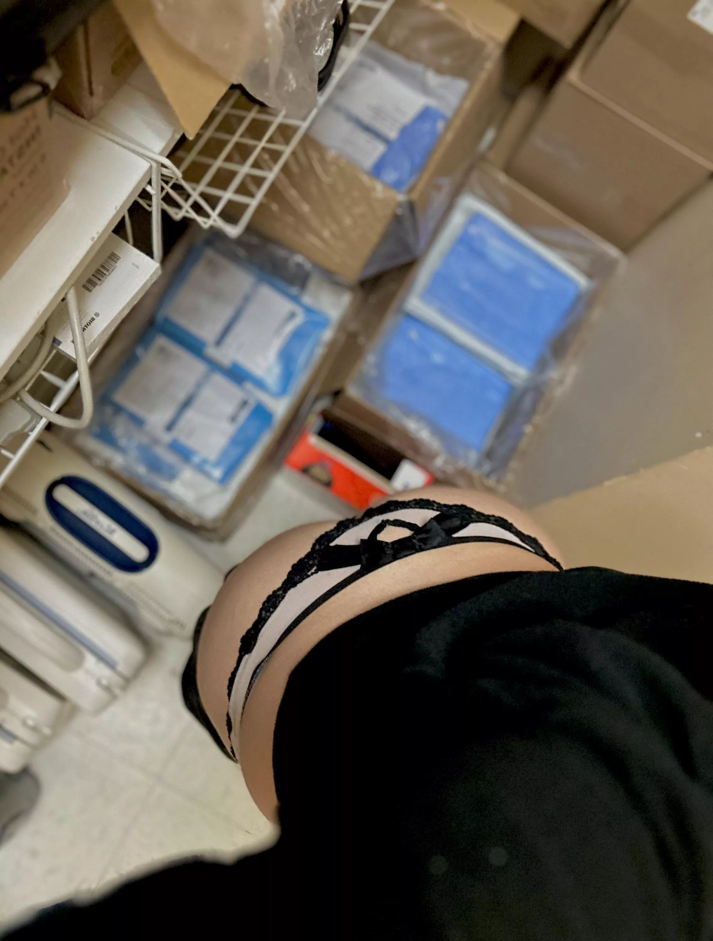 I'm hiding in the storage closet! posted by Couple_nxtdoor