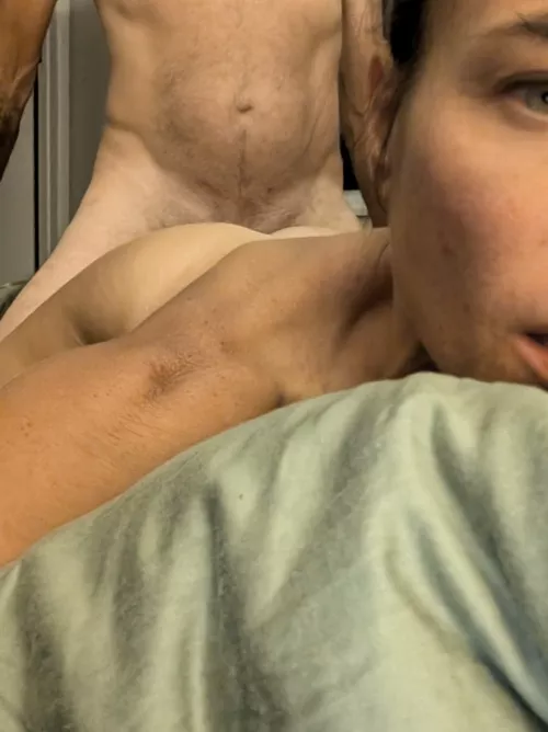 Love sending hubbie selfies by mysluthotwife