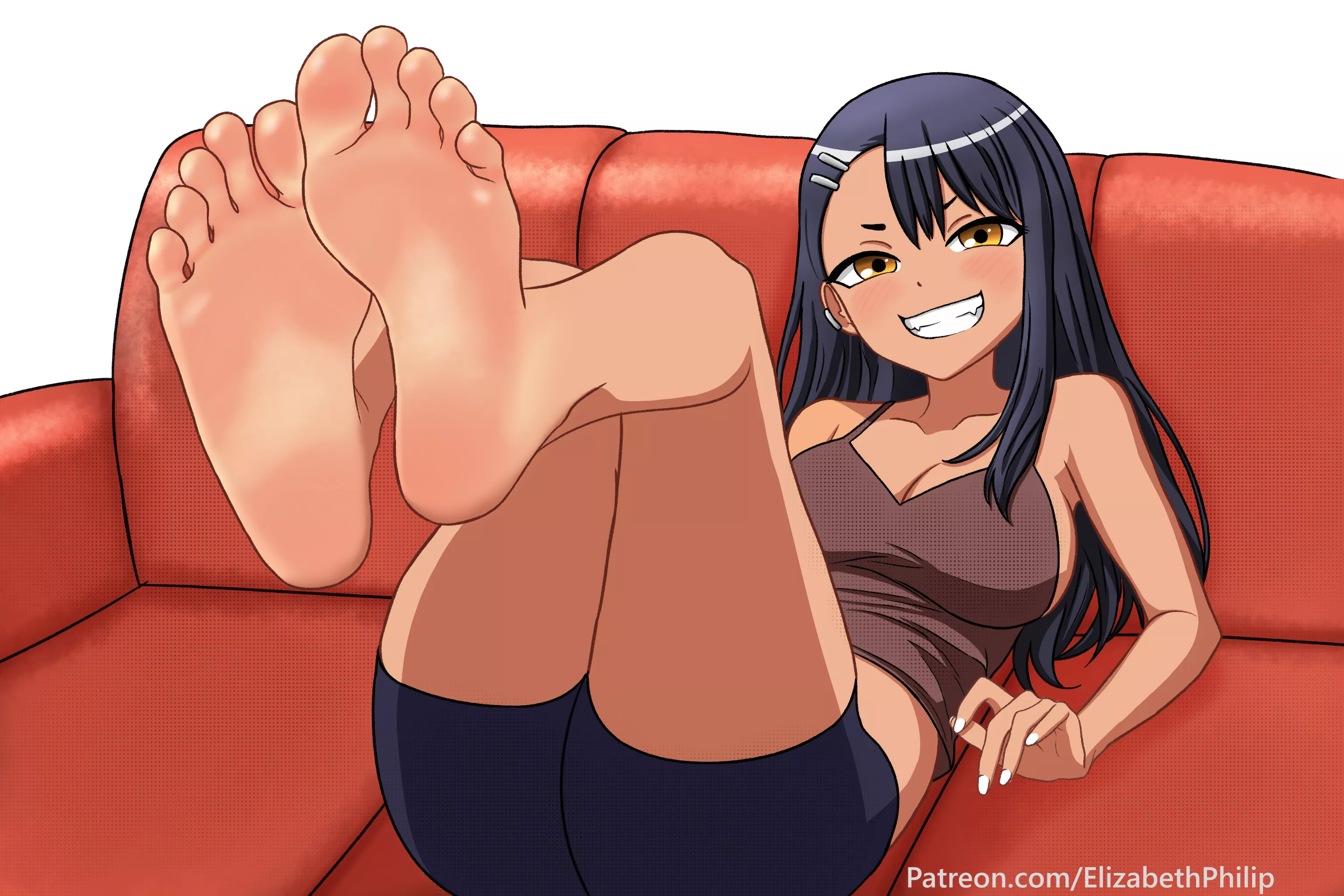 Nagatoro's Sore Feet (by ElizabethPhilip0501) posted by Unfair-Fun-1146