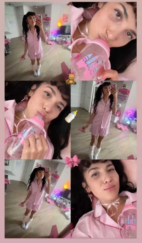 🧃💦 rainy days = littlespace time in da crib 🍼🎮 by indigo_soulstice