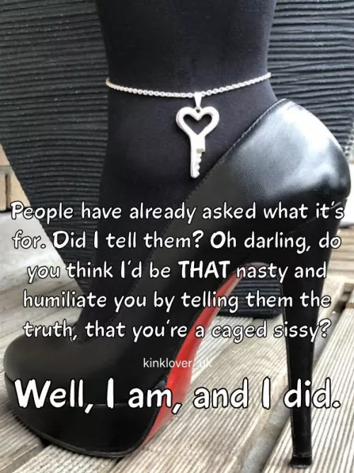 Secretly, you love the humiliation, don’t you? by kinklover_uk