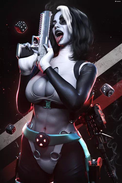 Sexy Domino (Ravelent) [Marvel]  by Mxfyn