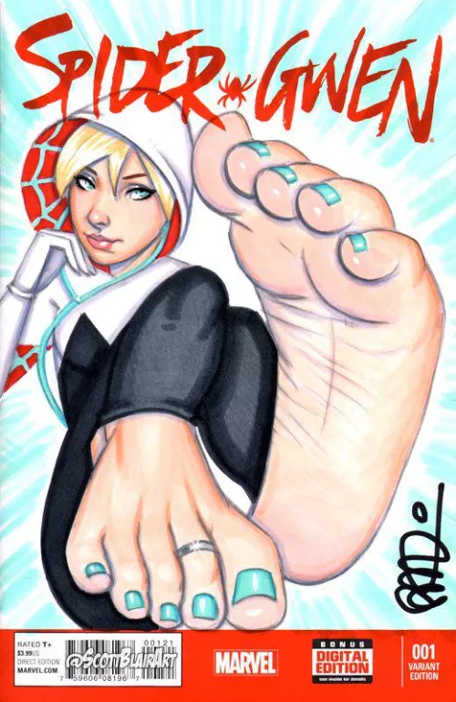 Spider Gwen (scottblairart) [Marvel] by OkRadish116