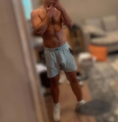 Suck it through my shorts by drroopydawg