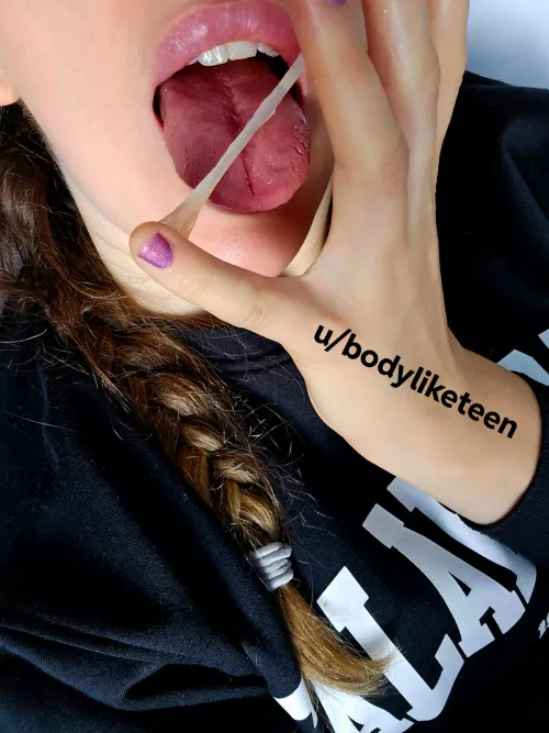 Would you swallow my huge grool or its too sticky? :) be honest  by bodyliketeen