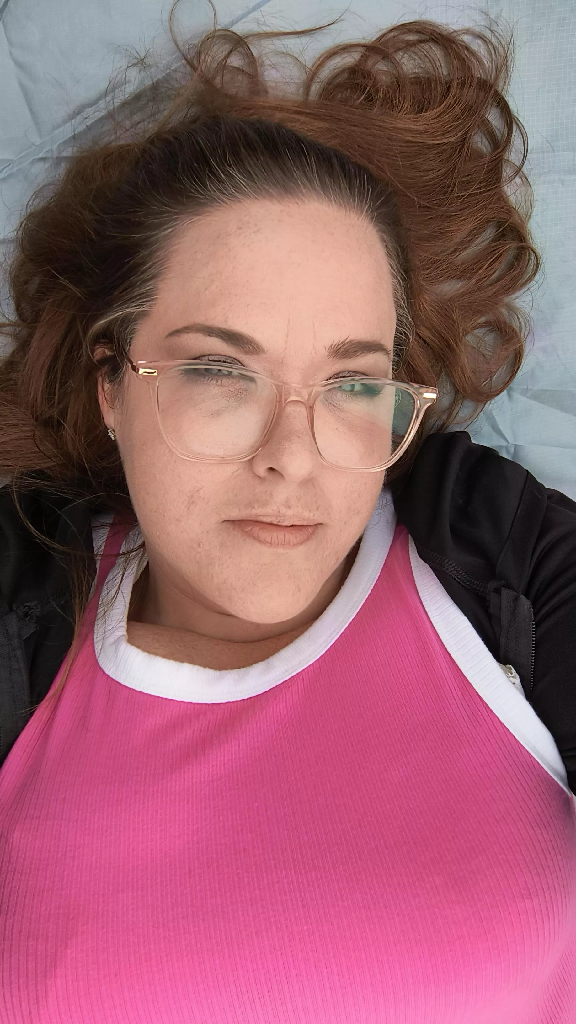 At the Deftones SOAD show this past weekend. Laying down in between sets because I'm old 😂 posted by MissW0rld51