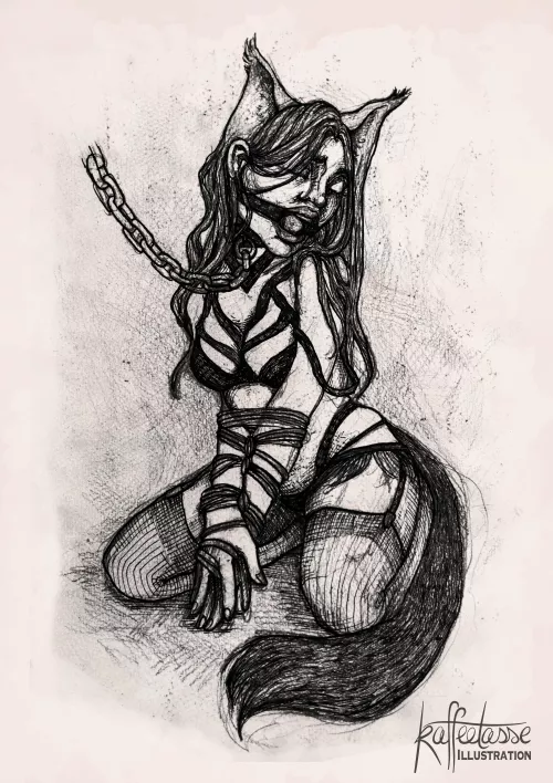 Ballgag and chains :)  by K4ff33t4ss3
