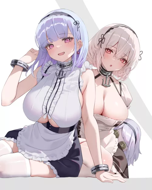 Big booba maids Dido and Sirius by marxsander2016