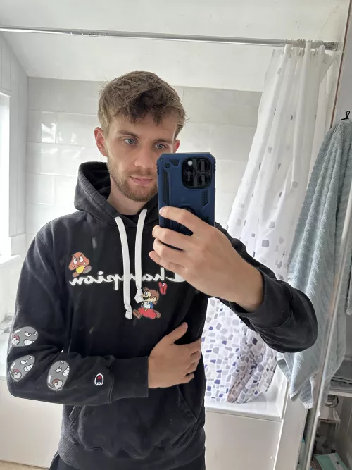 Fortnite today anybody? UK gamer. DM me to play. Also look at this cool Mario hoodie from vinted.  by NahtanNahtan