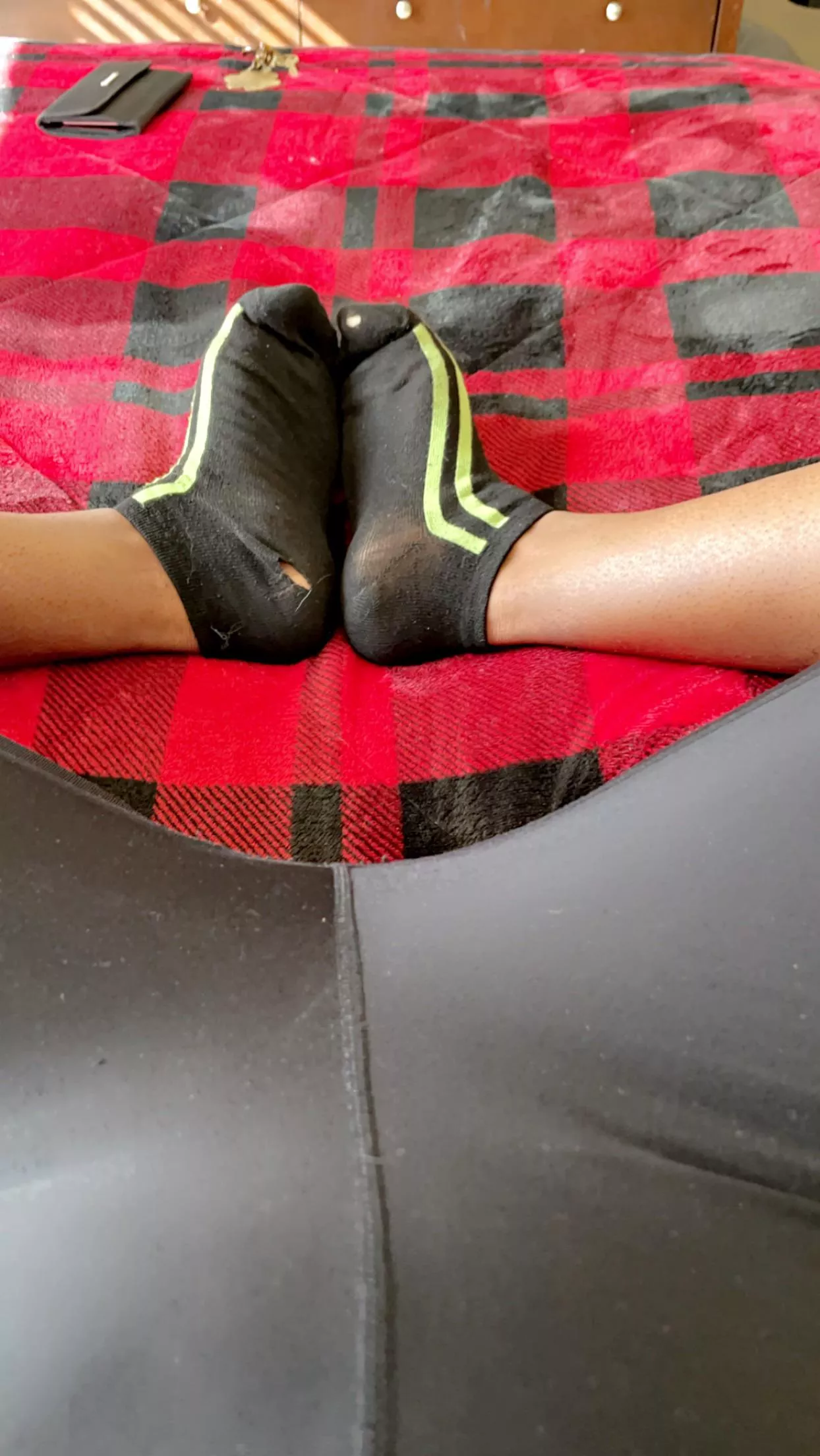 I have worn these socks so much to workout in, I have put a hole in them! Haha. They’re even more perfect now posted by CleoIsMyName