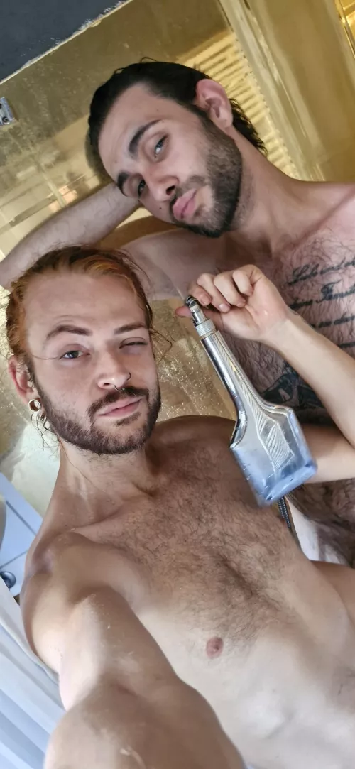 i love to drop the soap next to him by nevercheatonme