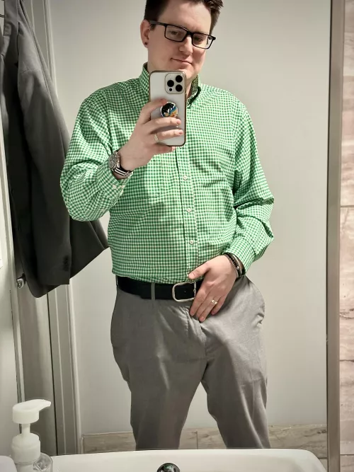 I think my work pants may be a little too revealing  by JustMyPornPics