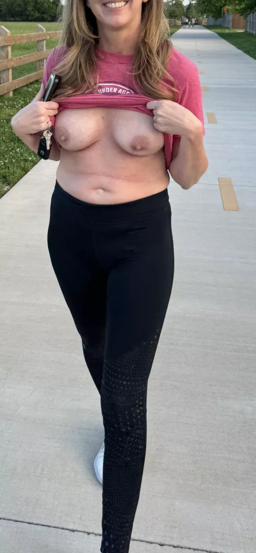 If your wife won’t be risky & play for you in public, I will ;) by sarahlynnhotwife