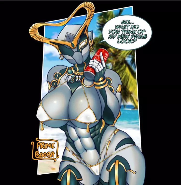Muscle mommy Hildryn prime at the beach. [PRIME BOOBA] posted by Darkmoon_light29