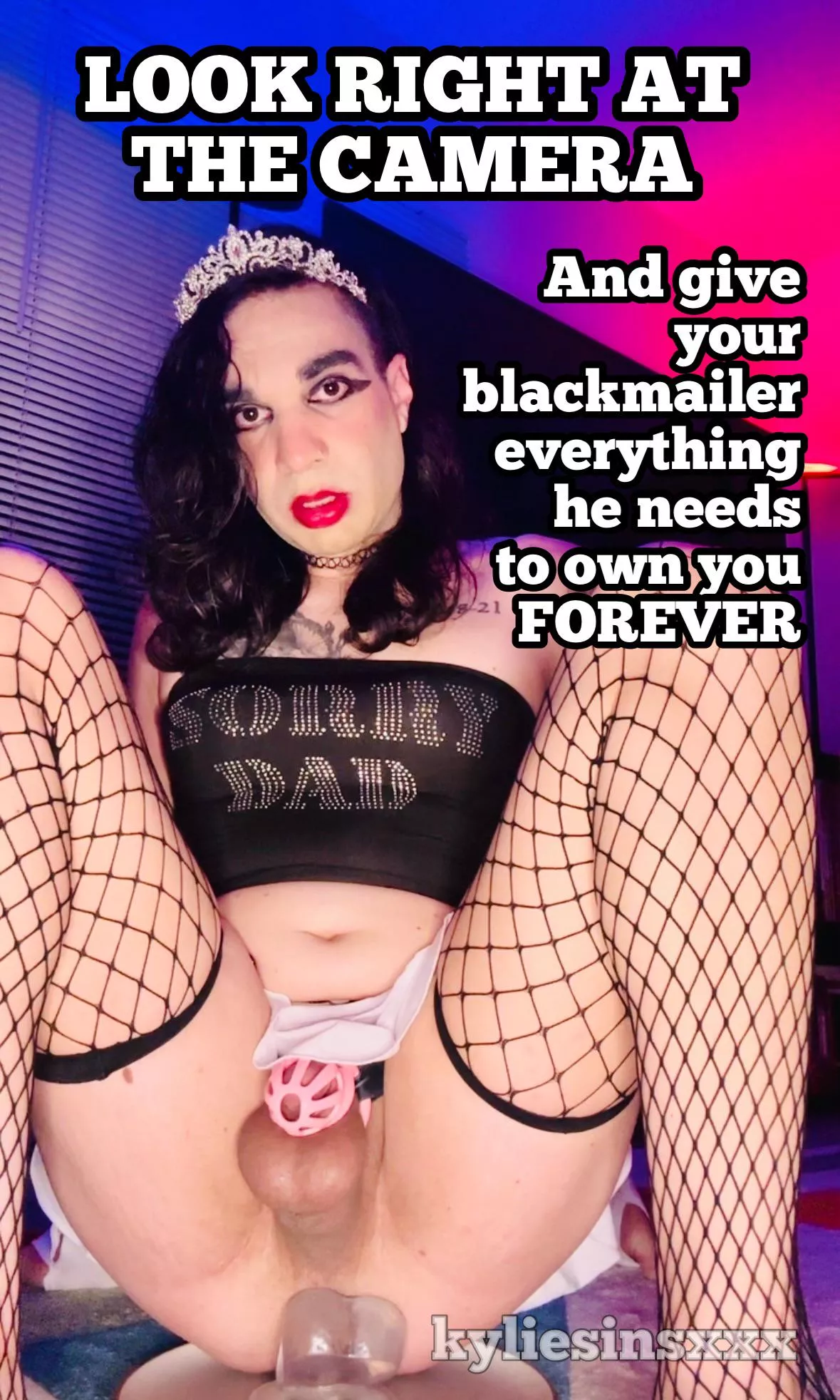 No going back now sissy! posted by kyliesinsxxx