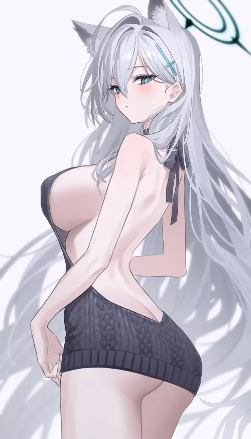 Virgin killer sweater Shiroko Terror [Blue Archive] by marxsander2016