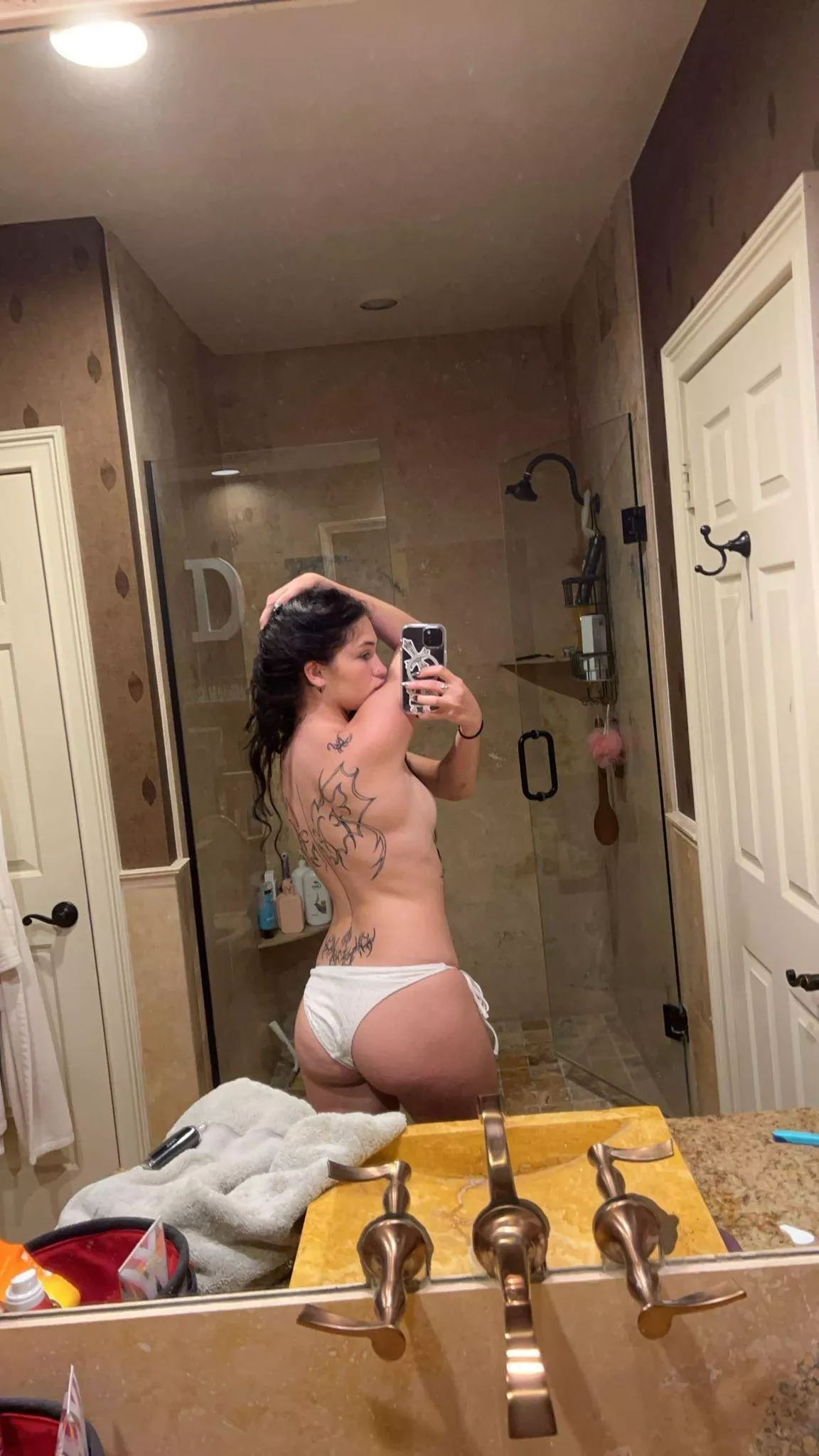 You can stare at my back tats while you destroy me from behind posted by CelenaDawn