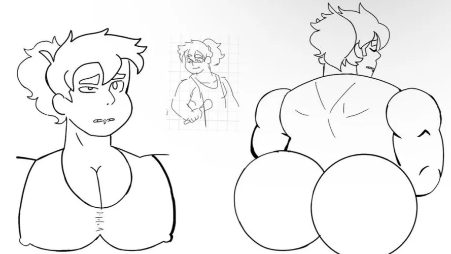 Drew this Himbo myself! by Motor_Talk_991