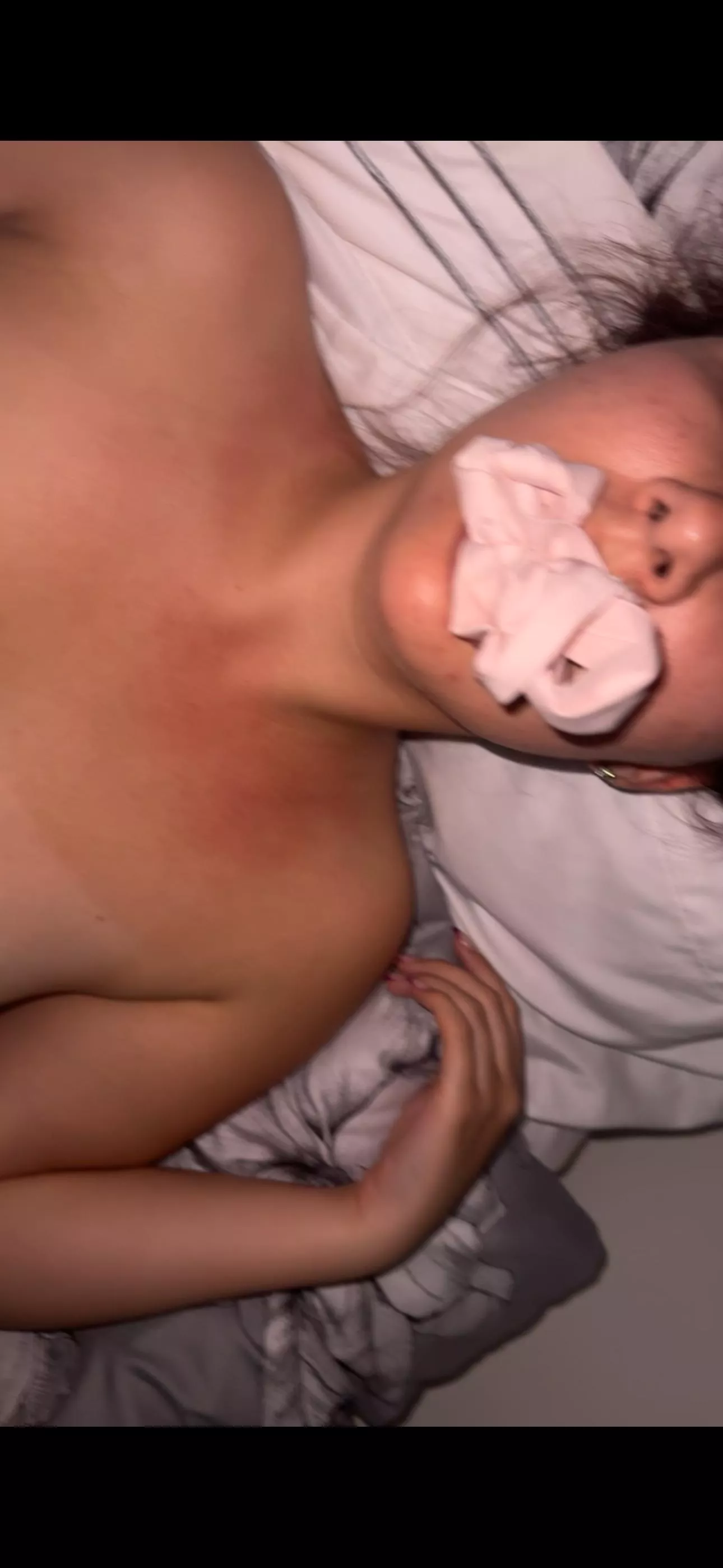 Getting fucked with my panties in my mouth 😫 posted by Anonymous_Baddie21