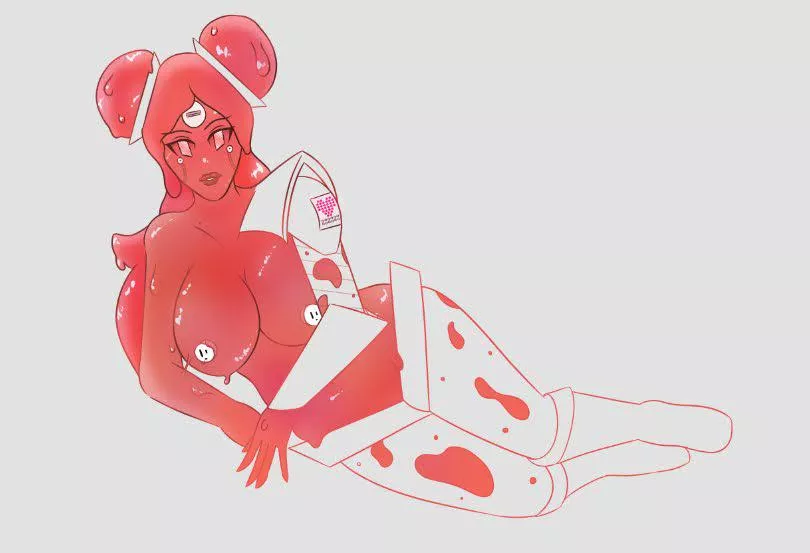 Old slime girl doodle (2021) posted by ReikoMur