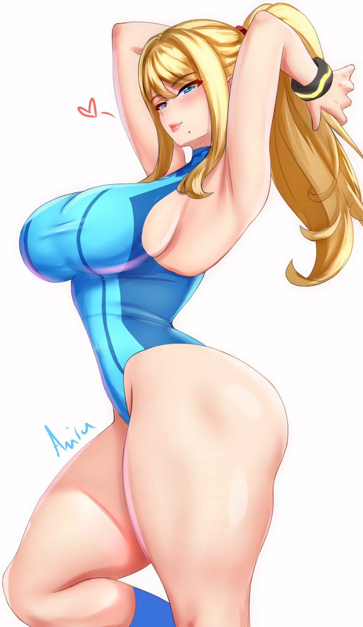 Samus showing off her thick body posted by Terran117