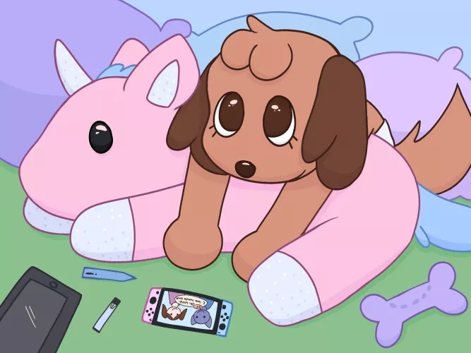 Self care 🐶🦄 by ParticulrlyUnlikable