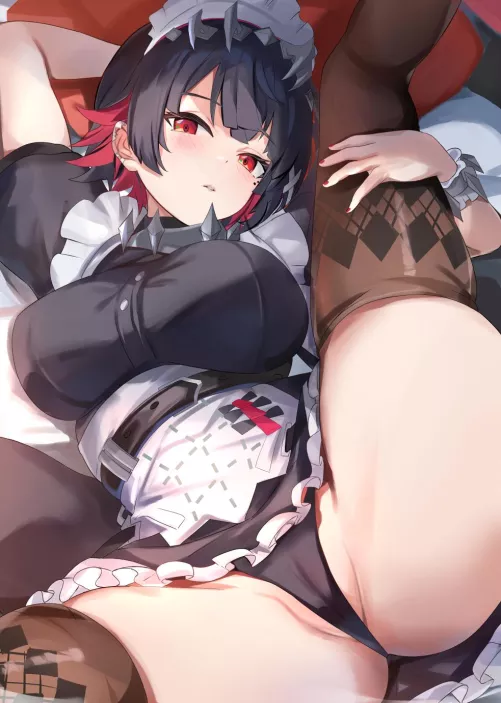 Ellen Joe spreading her legs [Zenless Zone Zero] by marxsander2016