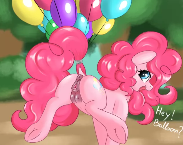 Pinkie just walking with her butt floating, spreading joy and happiness across ponyville. By me by Marbatra